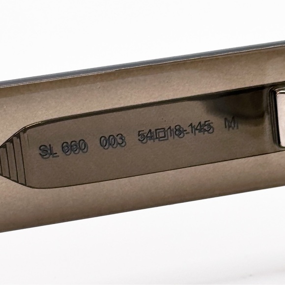 NEW SAINT LAURENT SL660 003 SQUARE GREEN GREY SL 660 003 UNISEX SUNGLASSES - Picture 6 of 8